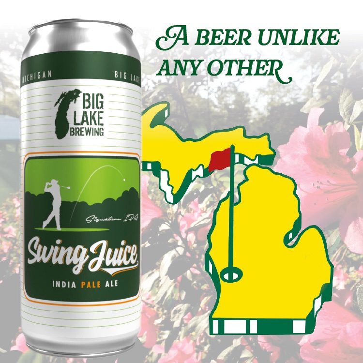 Your golf game might be rusty, but your beer game doesn’t have  to me! Grab a four pack of Swing Juice and settle in for a weekend at Augusta (from your couch). 😉