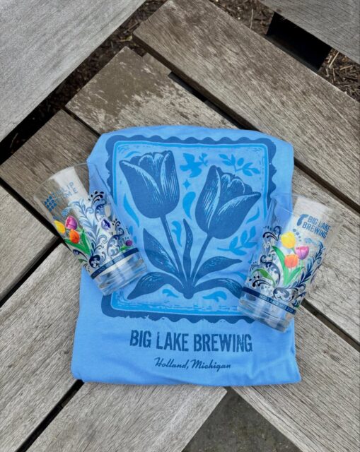 We’ve got lots of Tulip Time festivities happening at Big Lake Brewing 🌷 Make sure to check out our limited edition merch, now available while supplies last! Tshirts are $30 & Pint Glasses are $10 each. 

Swipe to check out our live music schedule for the week 🎶 All music will be outdoors weather permitting. Come jam out with some of our favorite local bands! We can’t wait for another incredible Tulip Time Festival 🎉