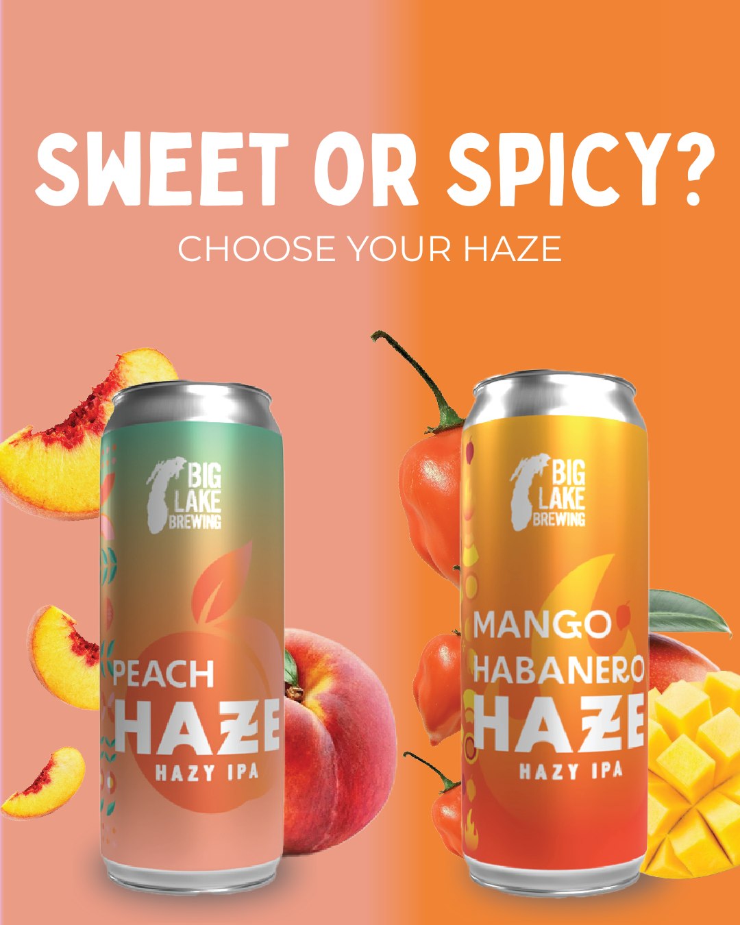 Peach Haze or Mango Habanero? Comment down below which Haze you’re cracking open this week 😁