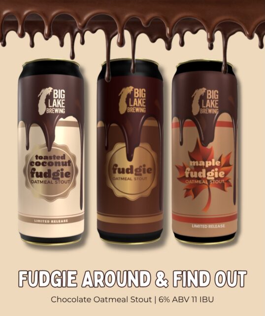 WHAT THE FUDGIE 🍫🍻

Our best selling chocolate oatmeal stout is now available in two new seasonal varieties 🎉 Toasted Coconut and Maple! These decadent stouts are packed with smooth flavor and irresistible chocolatey goodness. These flavors won’t last long make sure to stock up before it’s too late!