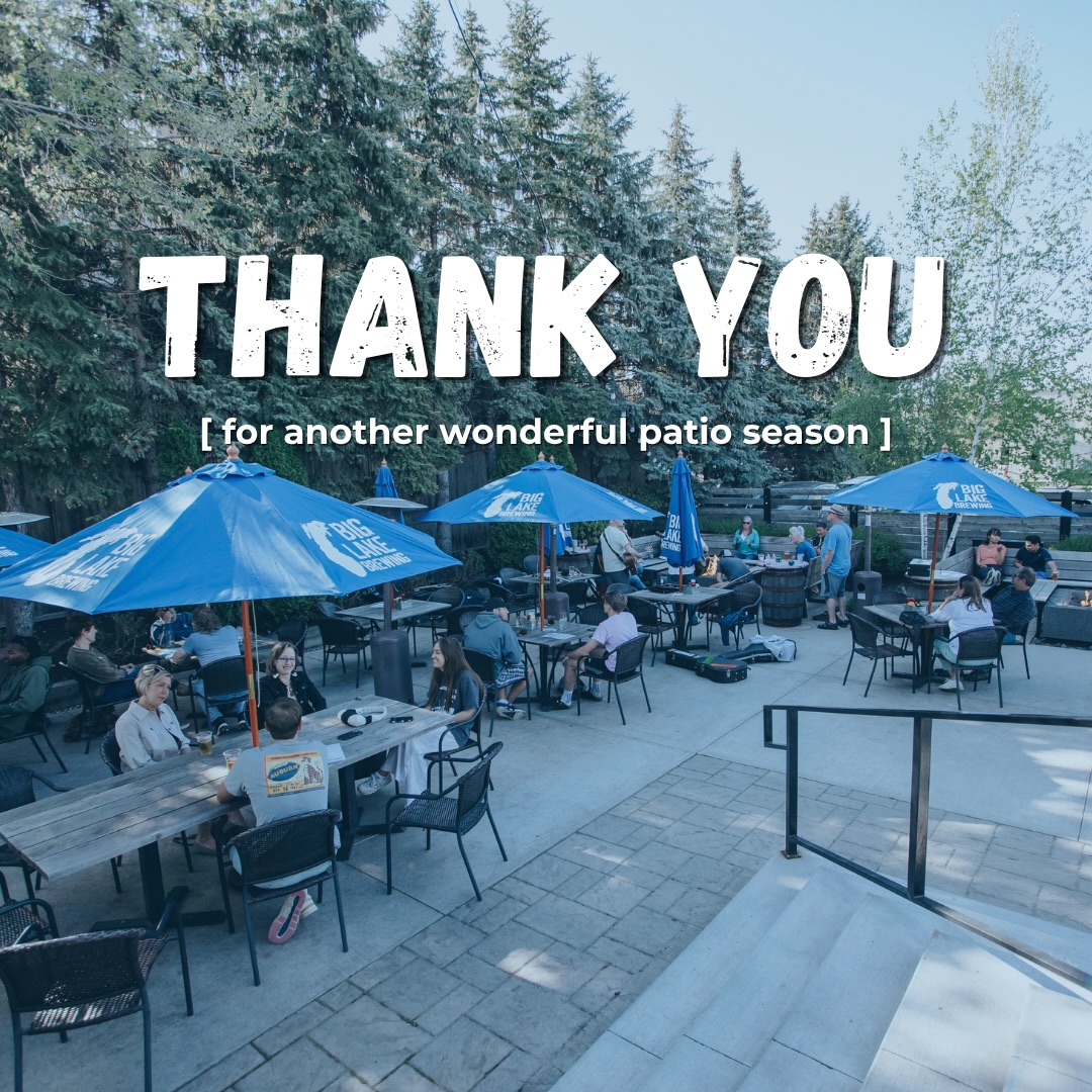 Thank you for another incredible patio season!🫶🏼🍻

As the weather cools down, we’re wrapping up our full patio dining service to start getting the space ready for something new this winter…IGLOOS!!!! ❄️

The patio will be drinks only this weekend and moving forward as we prepare for winter. More information on our igloos coming soon! 👀